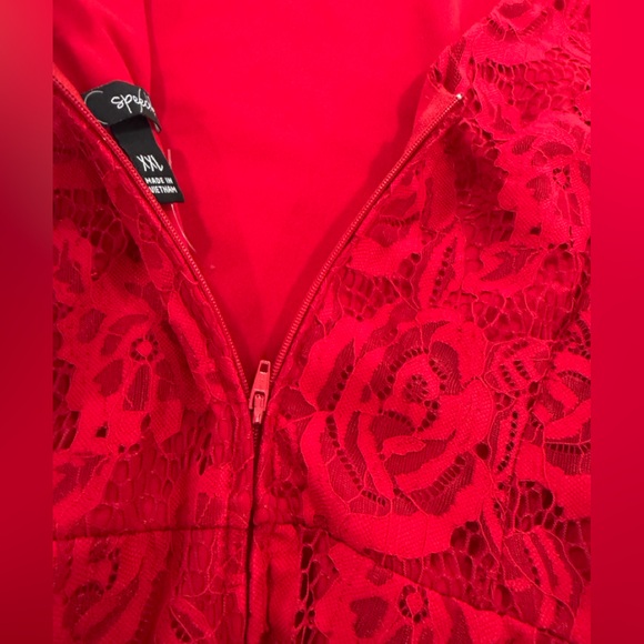 Speechless Red Lace Sleeveless Mini Dress - Picture 8 of 11